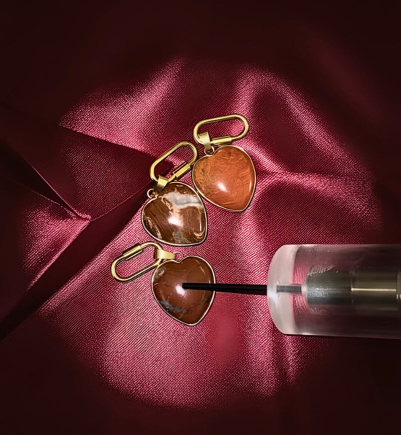 Dalma Bold | Harness, Leash & Red Rainbow Stone crystal set (exclusive)