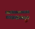 Quiet Polka | Collar, Leash & Rainbow stone crystal set (exclusive)
